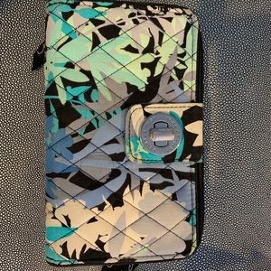 Vera bradley turn lock wallet